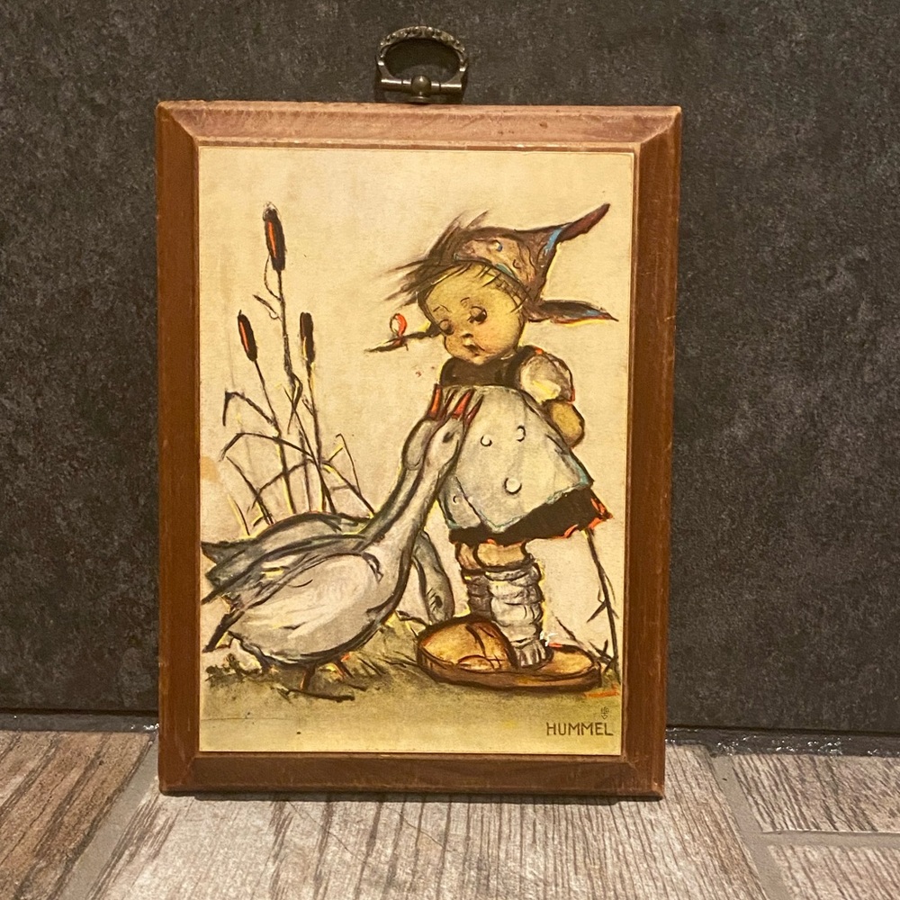 Vintage Hummel wall plaque